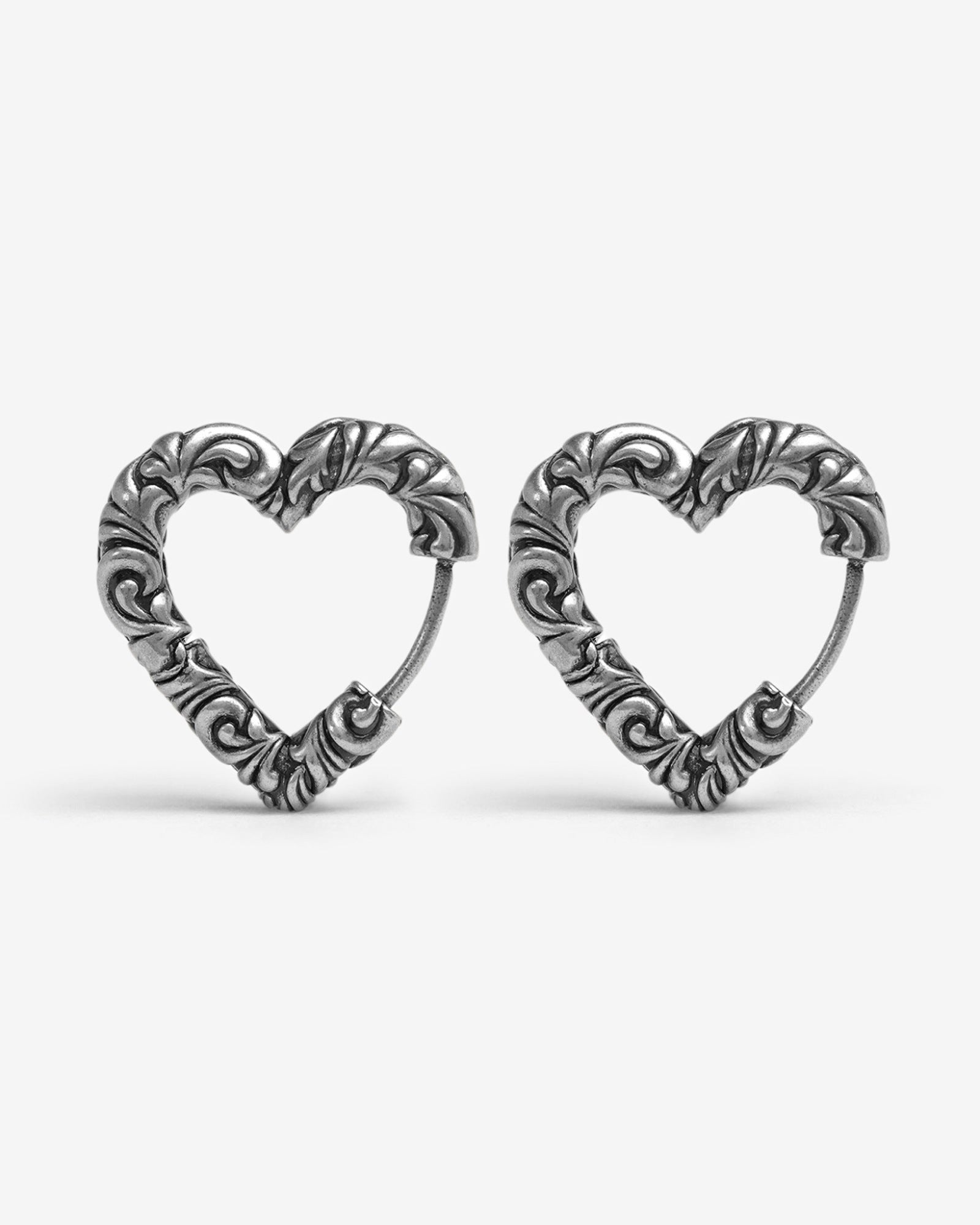 Buy Simulated Diamond Dancing Stone Heart Earrings in Rhodium Over Sterling  Silver 1.50 ctw at ShopLC.